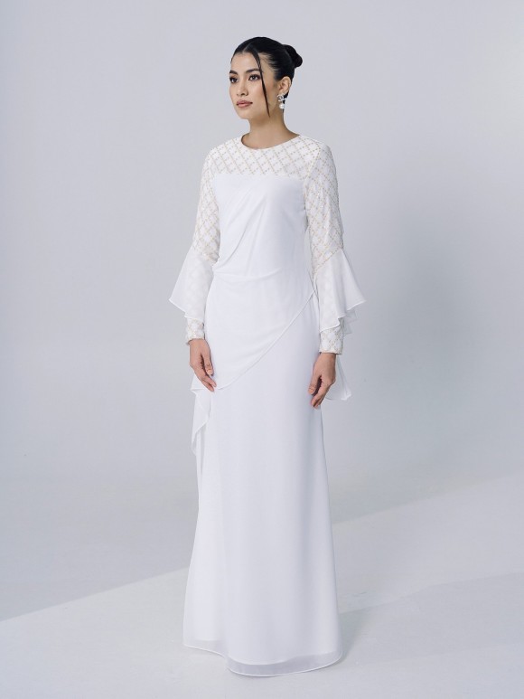 MISLIA DRESS - OFF WHITE MISLIA DRESS - OFF WHITE